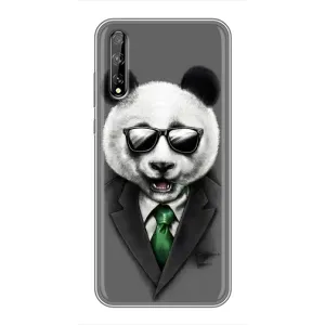 Чохли з Пандами на Huawei P Smart S / Y8p (2020) (Панда в окулярах)