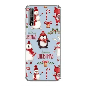 Чехол Санта Клаус для Huawei P Smart S / Y8p (2020) (Рождественский)