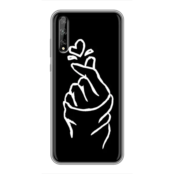 Чехол с рисунком «Сердце на черном» для Huawei P Smart S / Y8p (2020) Чехол с рисунком «Сердце на черном» для Huawei P Smart S / Y8p (2020)