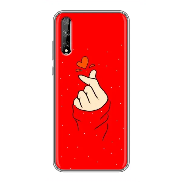 Чехол с рисунком «Сердце на красном» для Huawei P Smart S / Y8p (2020) Чехол с рисунком «Сердце на красном» для Huawei P Smart S / Y8p (2020)