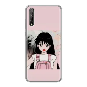 Чехол с персонажами АНИМЕ на Huawei P Smart S / Y8p (2020) (Сейлор Марс)