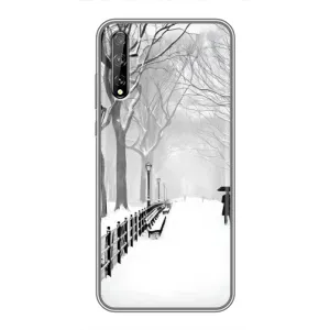 Чехлы на Новый Год Huawei P Smart S / Y8p (2020) (Снегом замело)