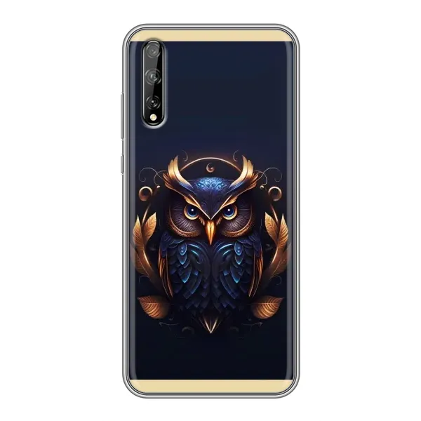 Чехол с рисунком «Стильная Сова» для Huawei P Smart S / Y8p (2020)