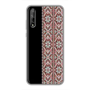 Силиконовый Чехол на Huawei P Smart S / Y8p (2020) с картинкой Вышиванки (Стильная вишиванка)