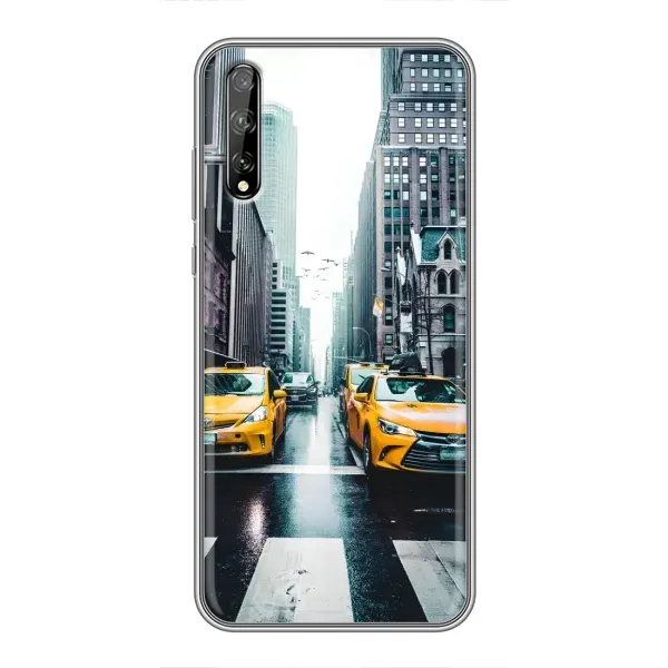 Чехол с рисунком «Такси» для Huawei P Smart S / Y8p (2020) Чехол с рисунком «Такси» для Huawei P Smart S / Y8p (2020)