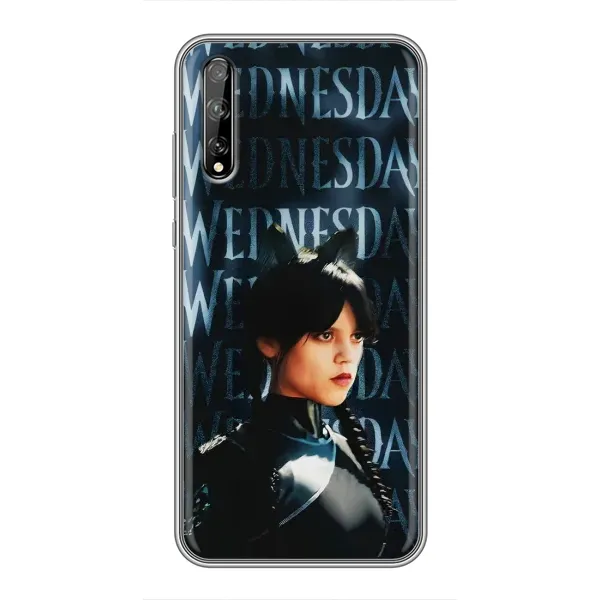 Чехол с рисунком «Уэнздей с ушками» для Huawei P Smart S / Y8p (2020) Чехол с рисунком «Уэнздей с ушками» для Huawei P Smart S / Y8p (2020)
