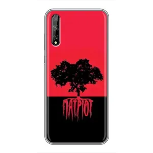 Чехлы УПА (Красно-Чёрный) на Huawei P Smart S / Y8p (2020) (УПА Патриот)