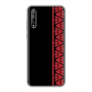 Силиконовый Чехол на Huawei P Smart S / Y8p (2020) с картинкой Вышиванки