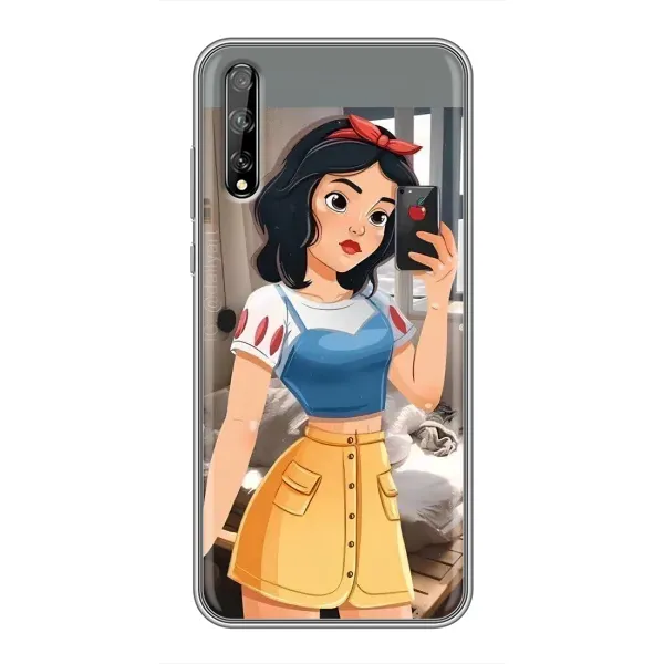 Чехол с рисунком «Белоснежка с телефоном» для Huawei P Smart S / Y8p (2020)