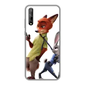 Чехлы ЗВЕРОПОЛИС для Huawei P Smart S / Y8p (2020) (Зверополис герои)