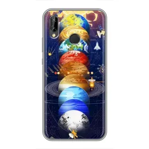 Чехол (ТПУ) с планетами на Huawei Y9 2019 / Enjoy 9 Plus (Арт планети)