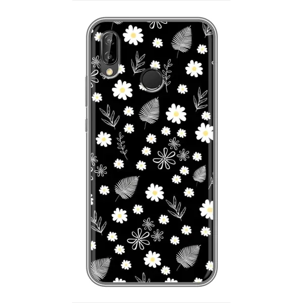 Чехол с рисунком «цветение на чорном» для Huawei Y9 2019 / Enjoy 9 Plus