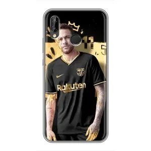 Силиконовый Чехол Huawei Y9 2019 / Enjoy 9 Plus (Gold Neymar)
