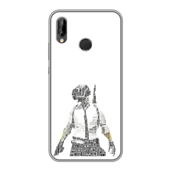 Чехол с рисунком «Из букв» для Huawei Y9 2019 / Enjoy 9 Plus