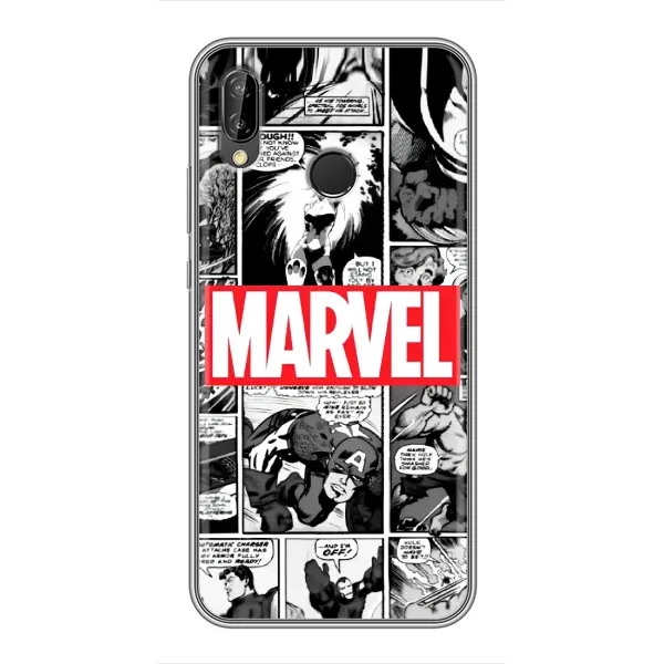 Чехол с рисунком «Комикс Марвел» для Huawei Y9 2019 / Enjoy 9 Plus