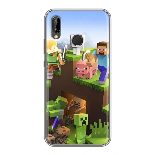 Чехол с рисунком «Майн-крафт» для Huawei Y9 2019 / Enjoy 9 Plus Чехол с рисунком «Майн-крафт» для Huawei Y9 2019 / Enjoy 9 Plus