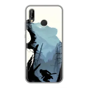 Силіконовий бампер з картинкою звірів для Huawei Y9 2019 / Enjoy 9 Plus (Ведмідь та ліс)