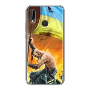 Чехол с картинкой (Патриотический КОЗАК) на Huawei Y9 2019 / Enjoy 9 Plus (Сильный Козак)