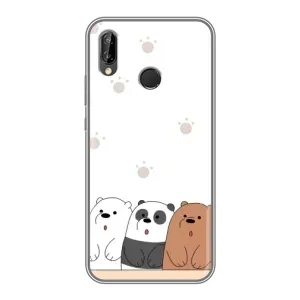 Чохли з зображенням різних тварин на Huawei Y9 2019 / Enjoy 9 Plus (Здивовані ведмедики)