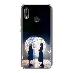 Чехлы с принтом Уэнсдей на Huawei Y9 2019 / Enjoy 9 Plus (Уэнсдей и Энди)