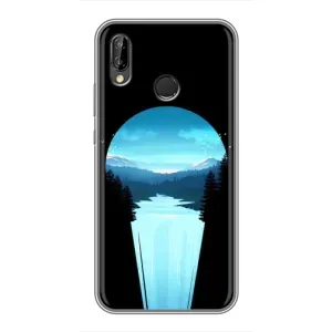 Летний Чехол на Huawei Y9 2019 / Enjoy 9 Plus (Синий Водопад)