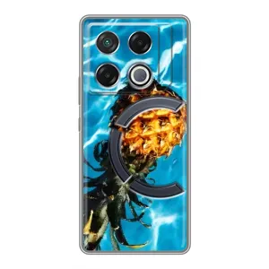 Чехол с изображением вкусной еды для Infinix GT 20 Pro (Ананас)