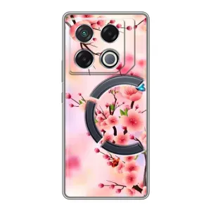 Чехол с принтом САКУРЫ на Infinix GT 20 Pro (Бабочки на сакуре)