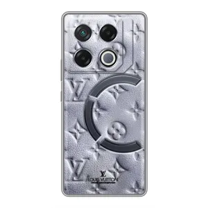 Текстурний Чохол Louis Vuitton для ГТ 20 Про (Білий ЛВ)