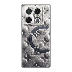 Текстурний Чохол Louis Vuitton для ГТ 20 Про (Бежевий ЛВ)