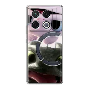 Чехол дракон Беззубик для Infinix GT 20 Pro (Беззубик и Дневная Злость)