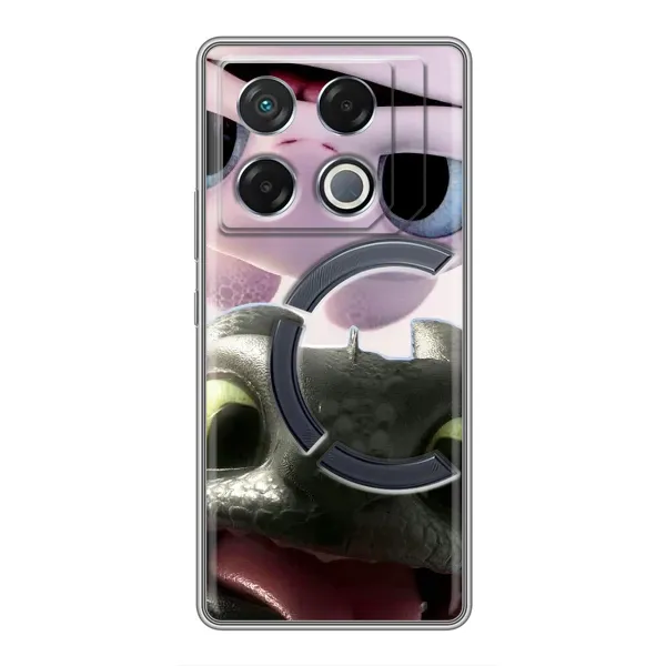 Чехол с рисунком «Беззубик и Дневная Злость» для Infinix GT 20 Pro