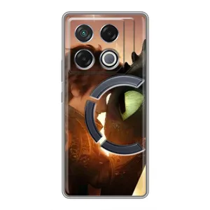 Чехол дракон Беззубик для Infinix GT 20 Pro (Беззубик и Иккинг)