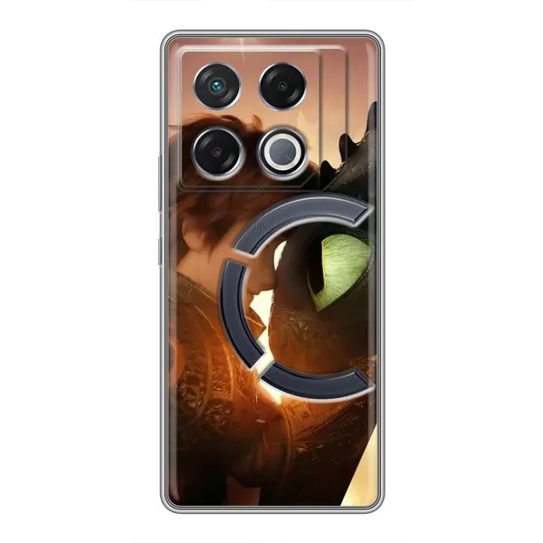 Чехол с рисунком «Беззубик и Иккинг» для Infinix GT 20 Pro