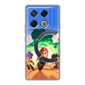 Силіконовый Чохол на Infinix GT 20 Pro з картинкою Brawl Stars (Бравел Старс)