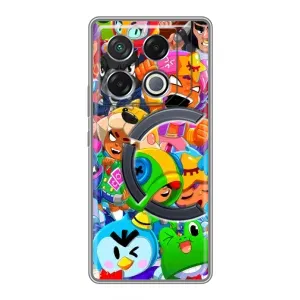 Силіконовый Чохол на Infinix GT 20 Pro з картинкою Brawl Stars (Brawl-Stars)