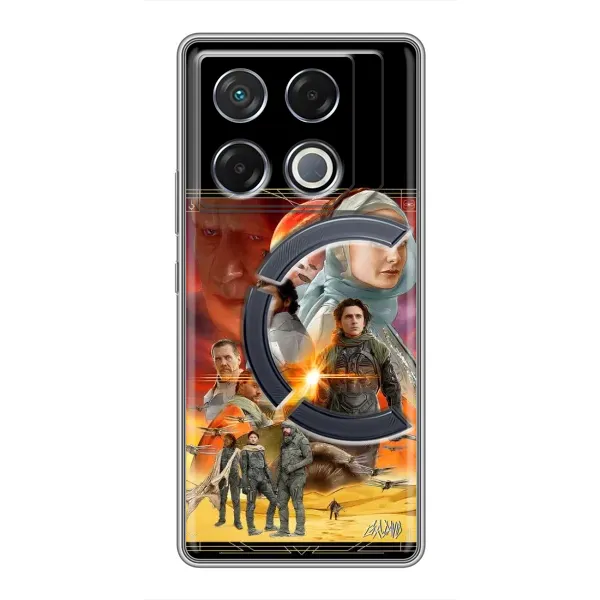 Чехол с рисунком «Д Ю Н А» для Infinix GT 20 Pro