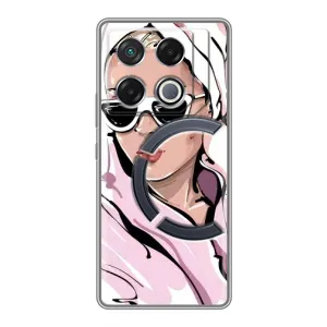 Чохол з картинкою Модні Дівчата Infinix GT 20 Pro (Дівчина в халаті)