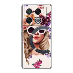 Чохол з картинкою Модні Дівчата Infinix GT 20 Pro (Дівчина в окулярах)