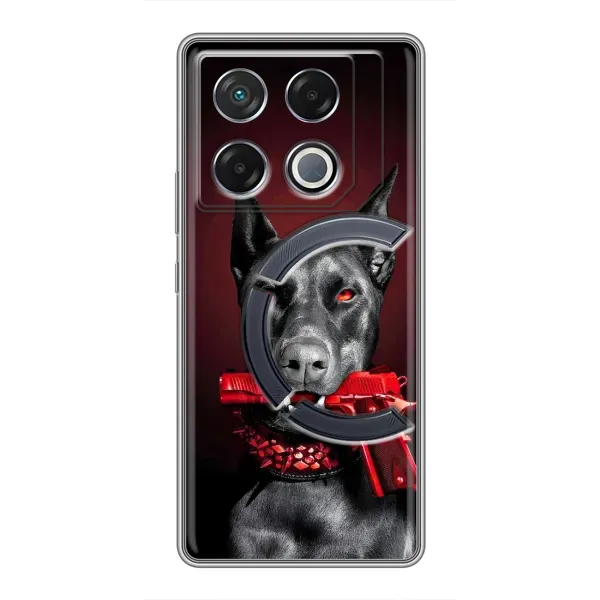 Чехол с рисунком «Доберман злой» для Infinix GT 20 Pro Чехол с рисунком «Доберман злой» для Infinix GT 20 Pro