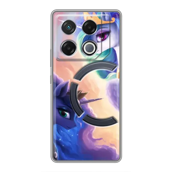 Чехол с рисунком «Единорожки на тучках» для Infinix GT 20 Pro Чехол с рисунком «Единорожки на тучках» для Infinix GT 20 Pro