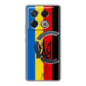 Чехлы УПА (Красно-Чёрный) на Infinix GT 20 Pro (Флаг УПА)