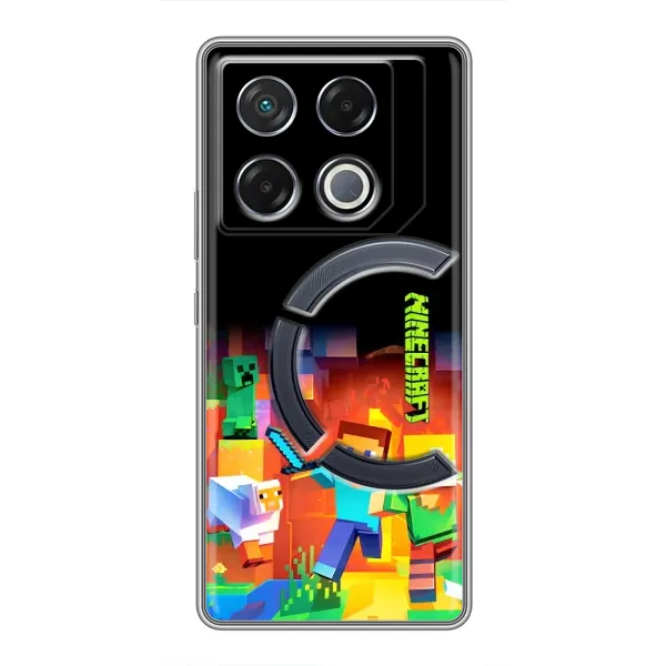Чехол с рисунком «Герой Майнкрафт» для Infinix GT 20 Pro Чехол с рисунком «Герой Майнкрафт» для Infinix GT 20 Pro