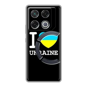 Чехол с Украинской символикой на ГТ 20 Про (I Love Ukraine)