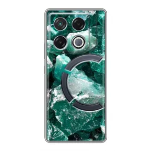 Чохол (Дорого-богато) на Infinix GT 20 Pro (Смарагд)