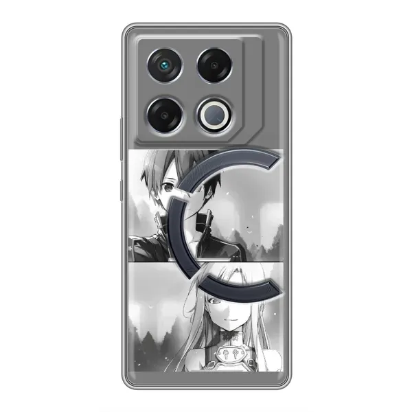 Чехол с рисунком «Кирито-Асуна» для Infinix GT 20 Pro Чехол с рисунком «Кирито-Асуна» для Infinix GT 20 Pro