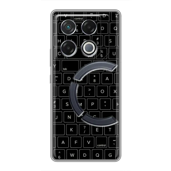 Чехол с рисунком «Клавиатура» для Infinix GT 20 Pro Чехол с рисунком «Клавиатура» для Infinix GT 20 Pro