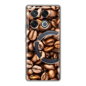 Чехол с изображением вкусной еды для Infinix GT 20 Pro (Кофе)