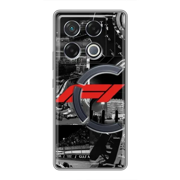 Чехол с рисунком «Коллаж Формула 1» для Infinix GT 20 Pro Чехол с рисунком «Коллаж Формула 1» для Infinix GT 20 Pro