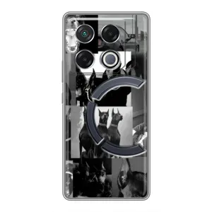 Чехол ДОБЕРМАН для Infinix GT 20 Pro (Коллаж Доберман)