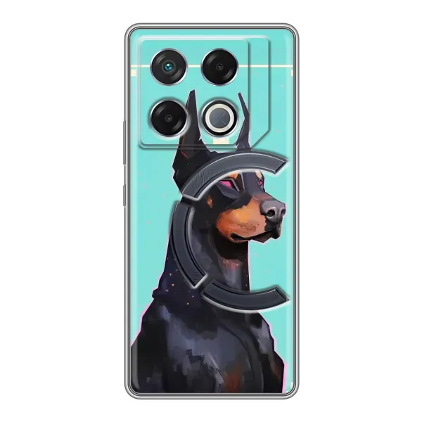Чехол с рисунком «Король доберман» для Infinix GT 20 Pro Чехол с рисунком «Король доберман» для Infinix GT 20 Pro